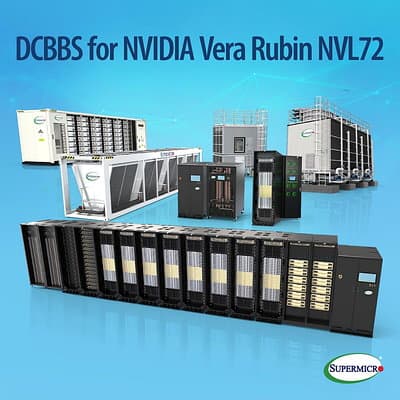 Supermicro宣布開始供應NVIDIA Vera Rubin NVL72機櫃